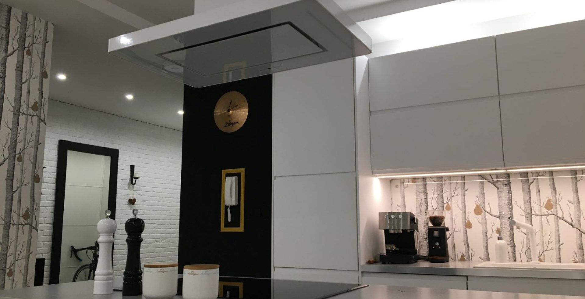 Hota insula Decor Island White - Alb - Aranjament 5