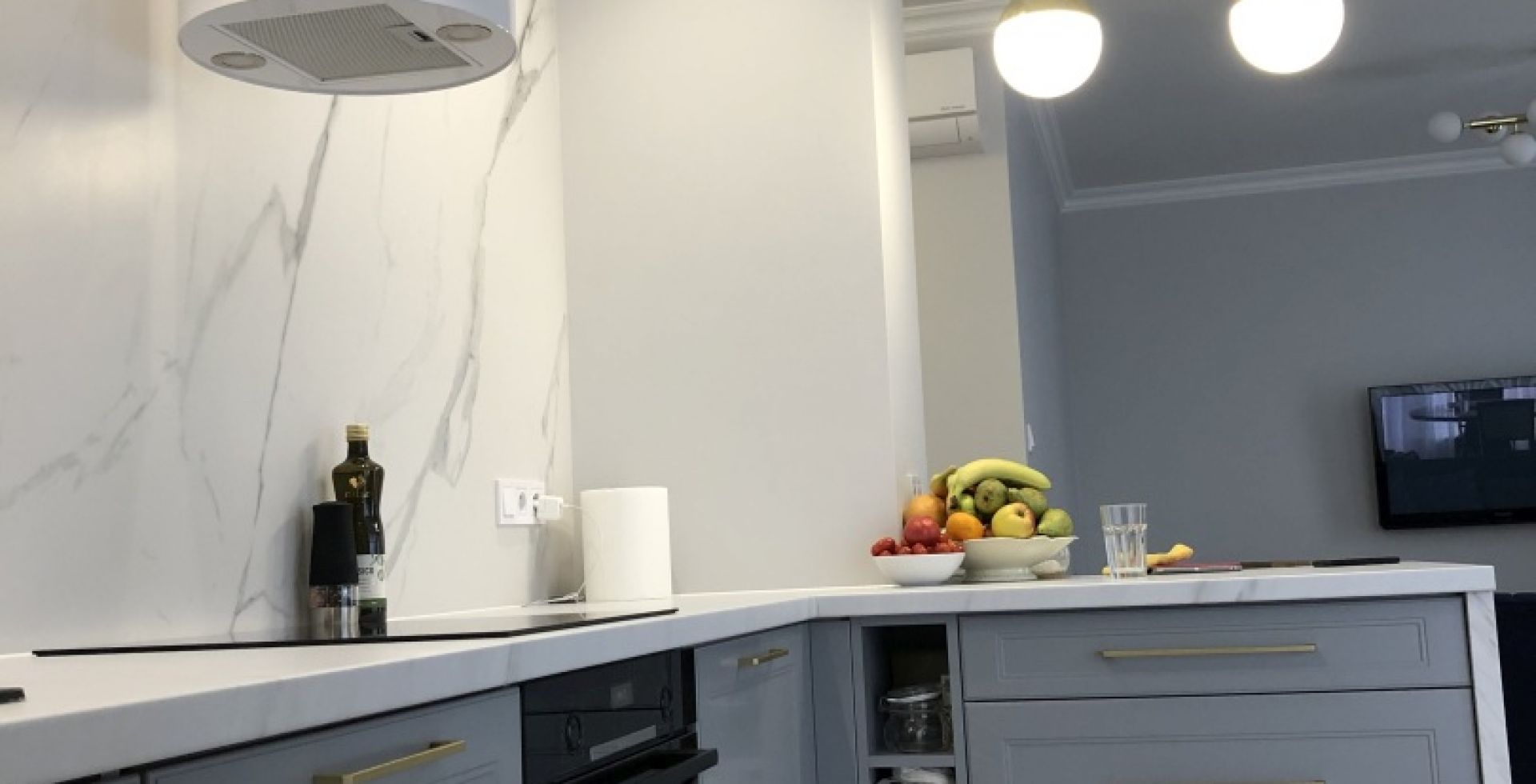 Hota decorative Cylindro OR White Matt - Alb Mat - Aranjament 15