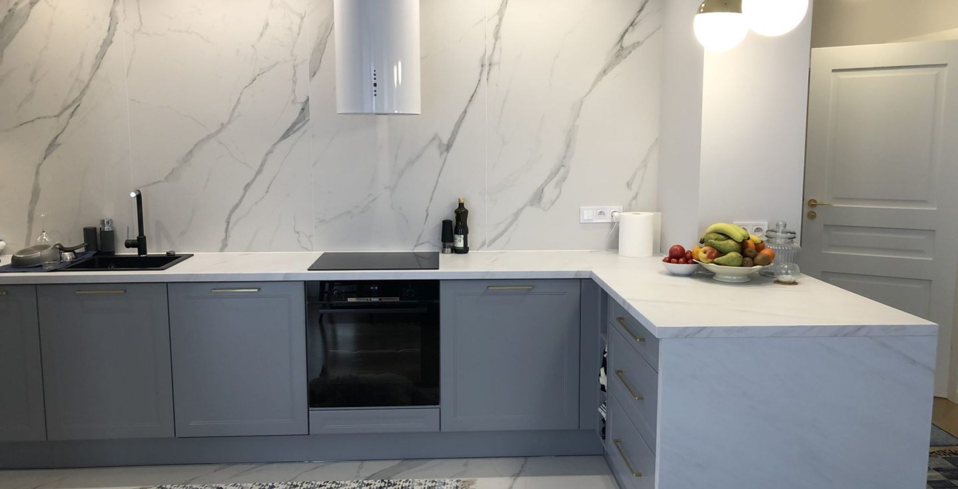 Hota decorative Cylindro OR White Matt - Alb Mat - Aranjament 14