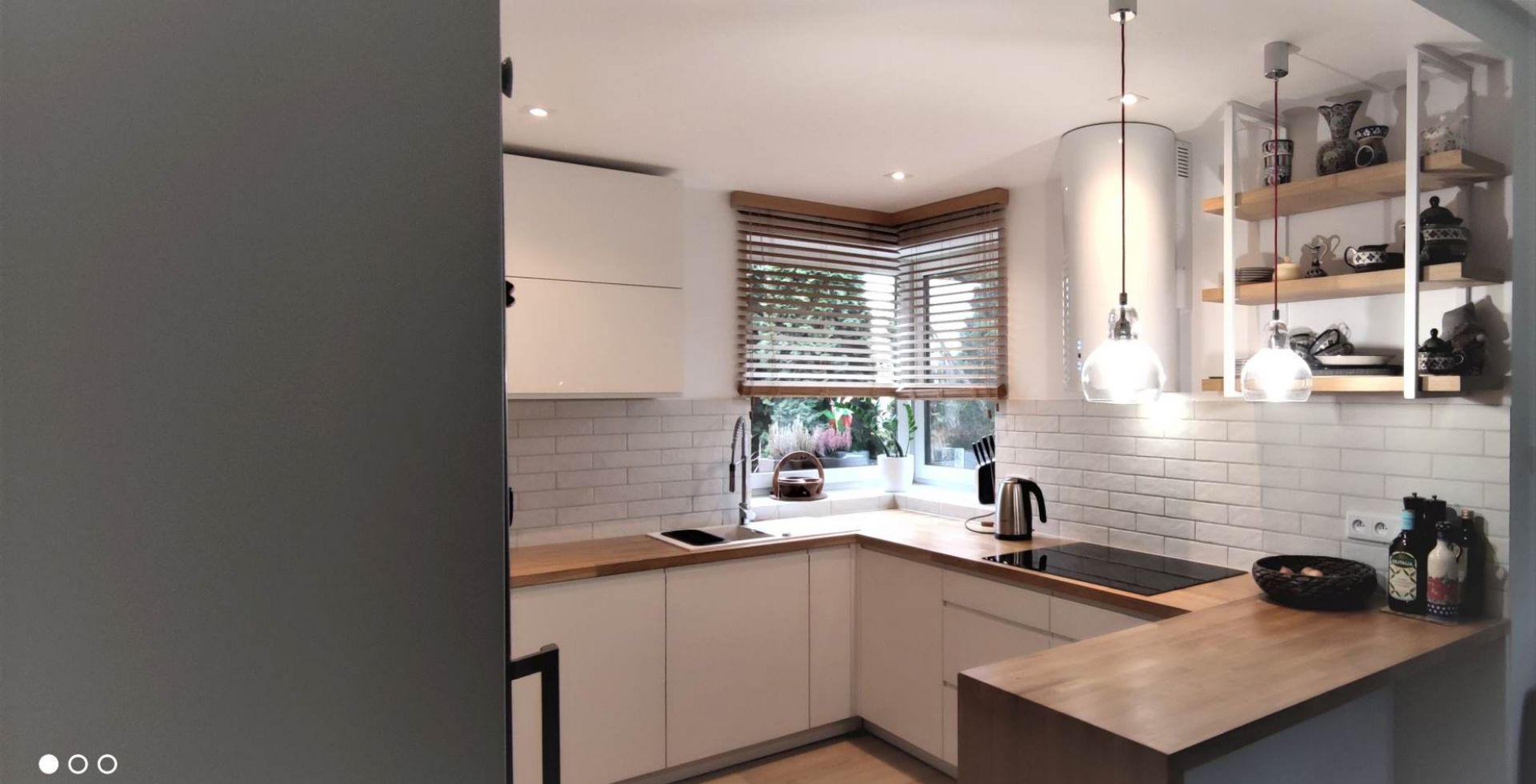 Hota decorative Cylindro OR White Matt - Alb Mat - Aranjament 22