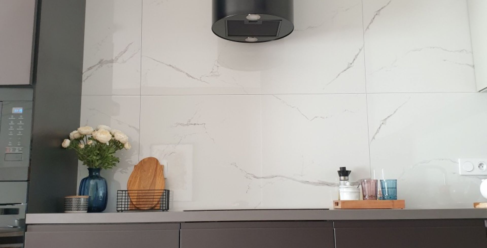 Hota decorative Cylindro OR Black Matt - Negru Mat - Aranjament 19