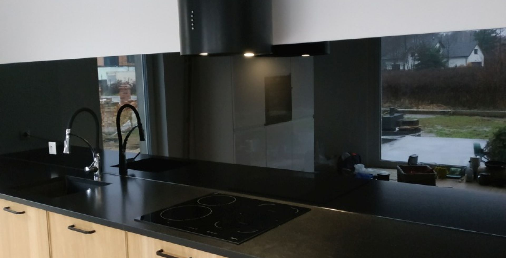 Hota decorative Cylindro OR Black Matt - Negru Mat - Aranjament 23