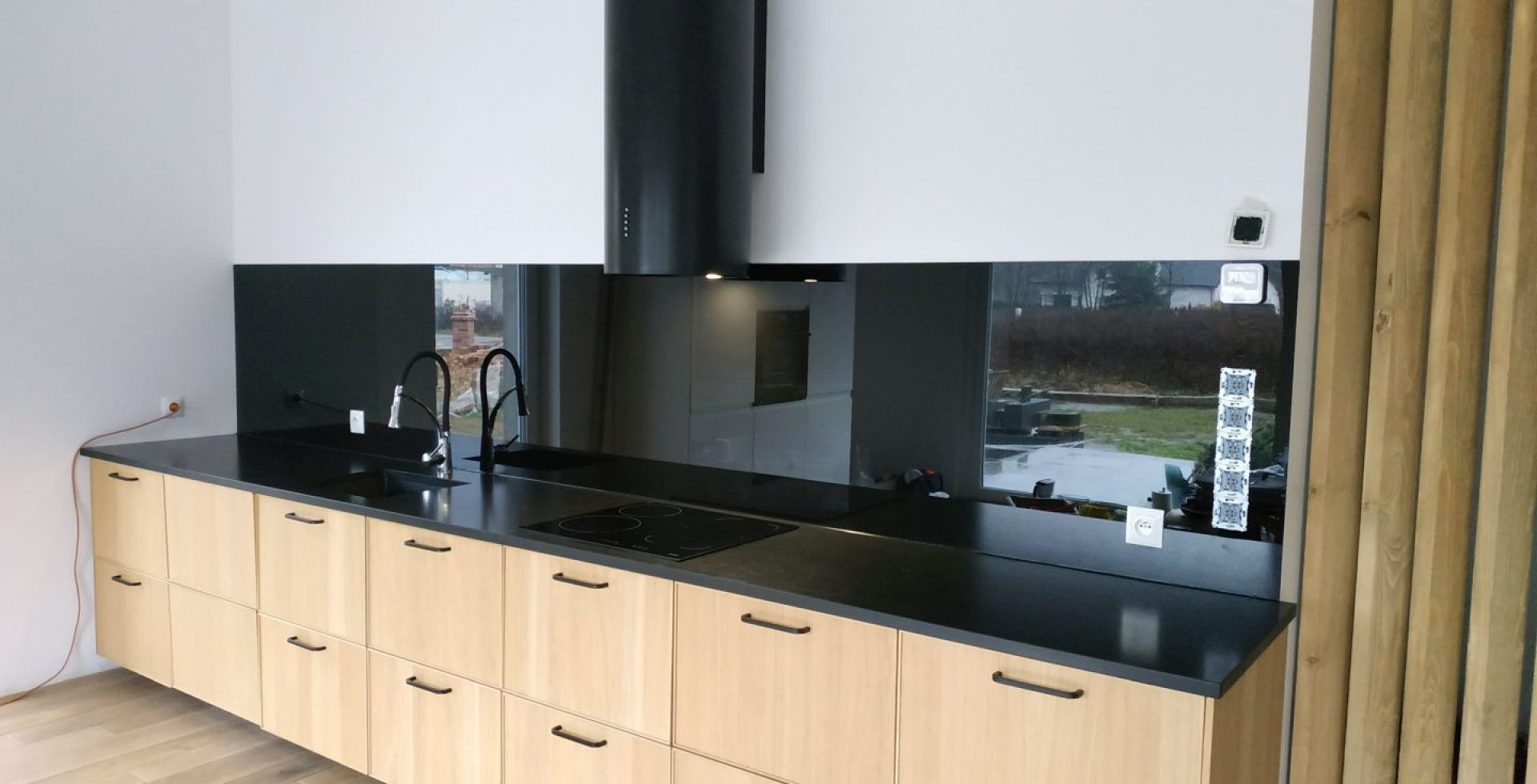 Hota decorative Cylindro OR Black Matt - Negru Mat - Aranjament 24