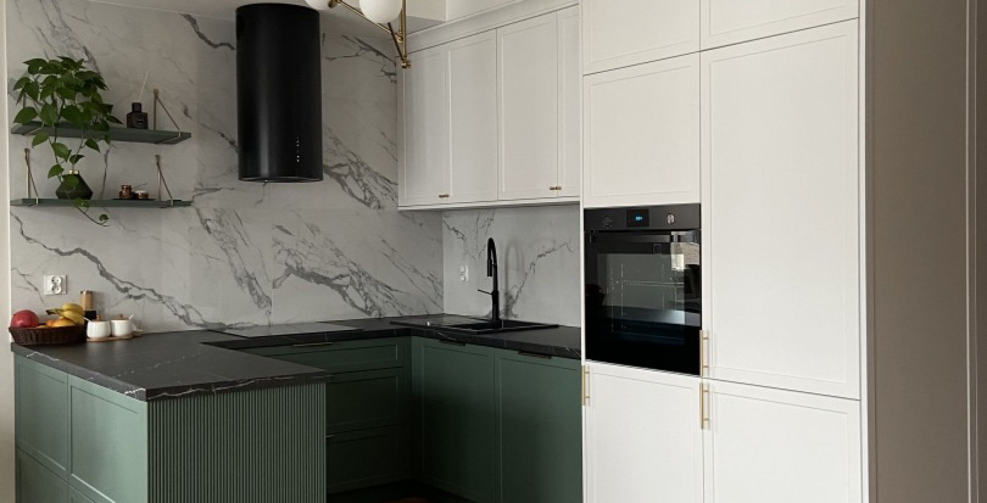 Hota insula Cylindro Black Matt - Negru Mat - Aranjament 21