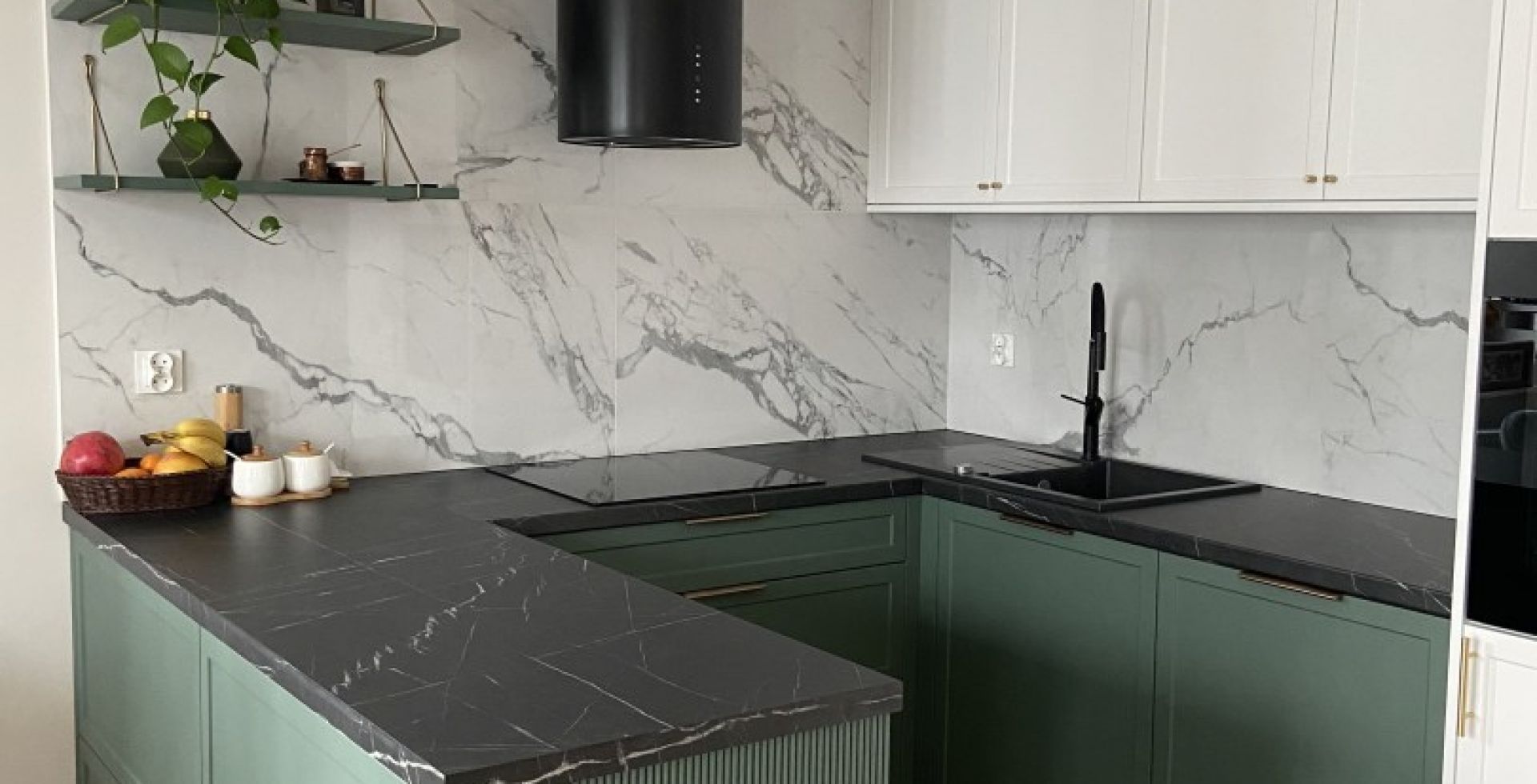 Hota insula Cylindro Black Matt - Negru Mat - Aranjament 22