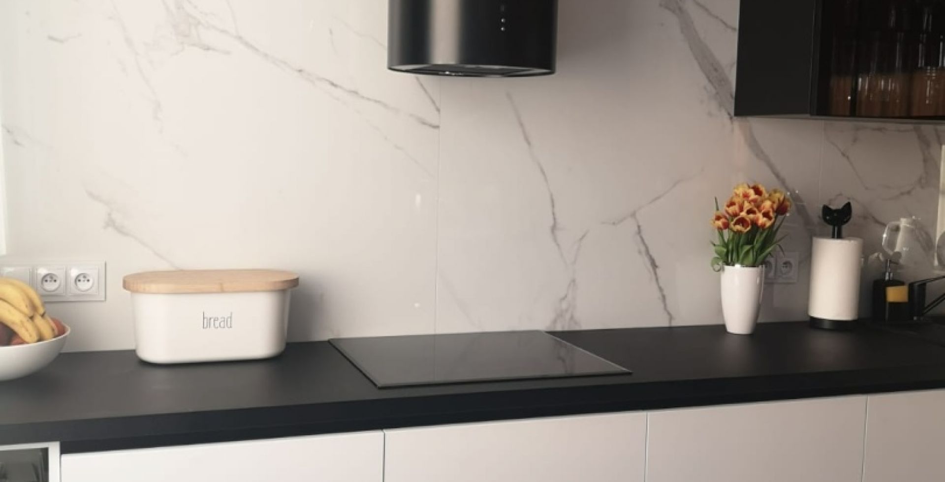 Hota insula Cylindro Black Matt - Negru Mat - Aranjament 42