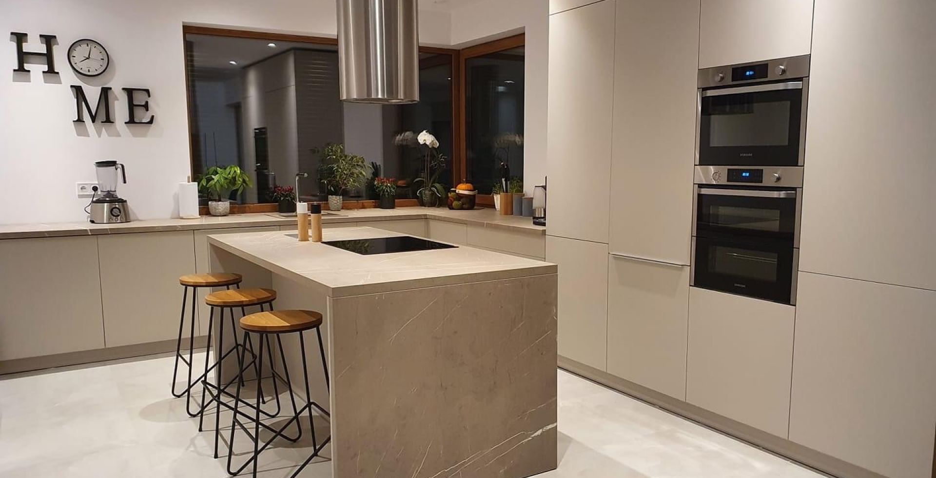 Hota insula Cylindro Inox - INOX - Aranjament 21