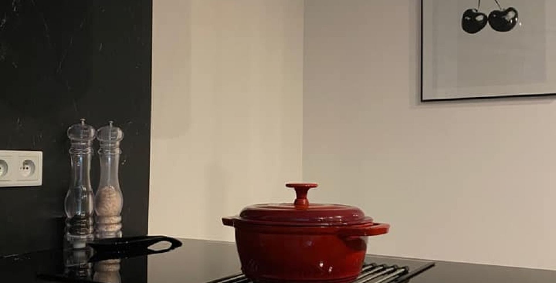 Hota insula Cylindro Black Matt - Negru Mat - Aranjament 52