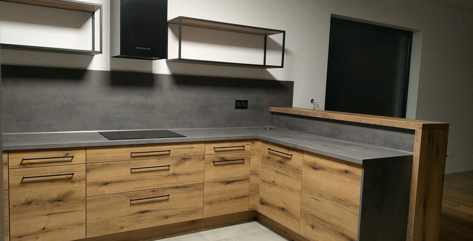 Hota decorative Quadro OR Black Matt - Negru Mat - Aranjament 15