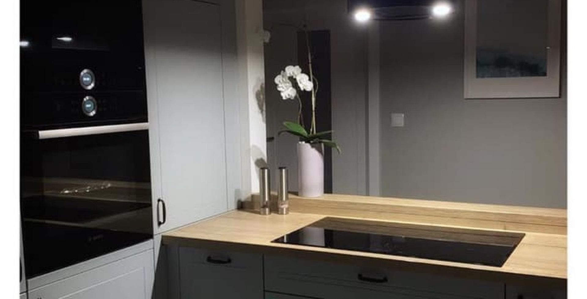 Hota insula Lorento Black Matt - Negru Mat - Aranjament 13