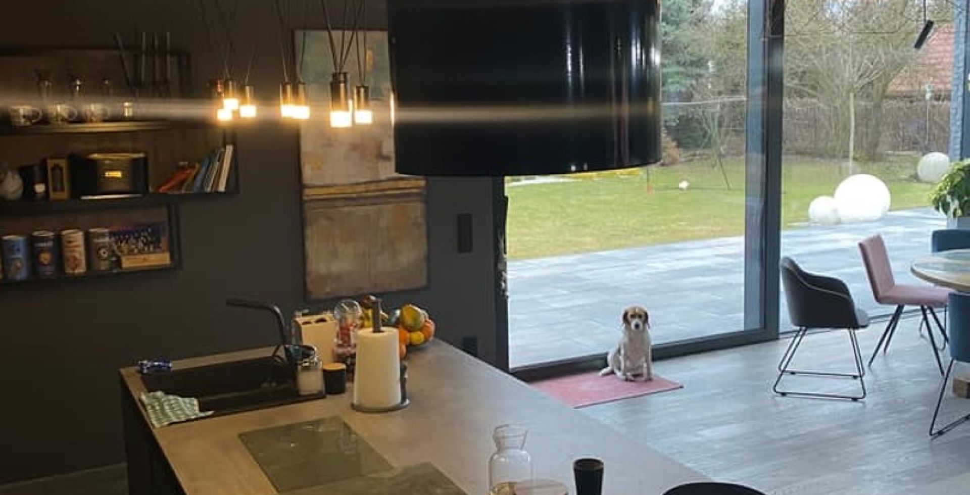 Hota insula Lorento Black Matt - Negru Mat - Aranjament 12