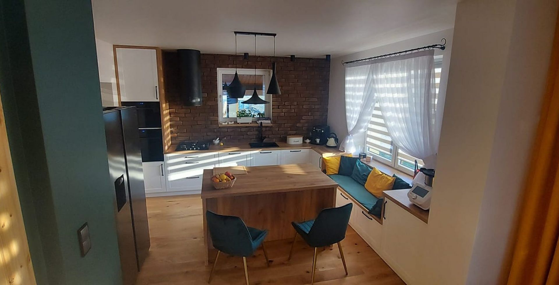 Hota insula Cylindro Eco Black Matt - Negru Mat - Aranjament 5