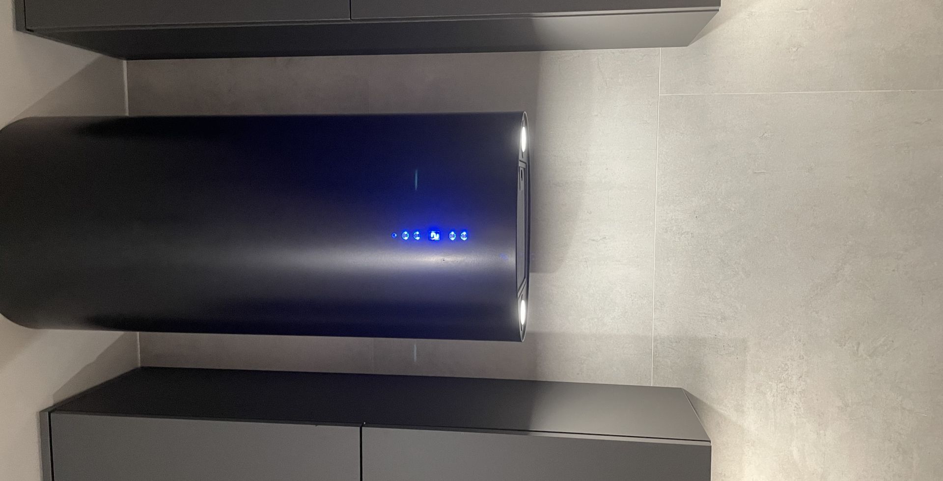 Hota decorative Cylindro OR Black Matt - Negru Mat - Aranjament 27