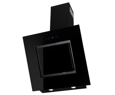 Hota decorative Adria Black - Negru lucios - 60 cm / 80 cm