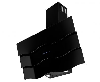 Hota decorative Ivo Black - Negru lucios - 60 cm / 80 cm / 90 cm