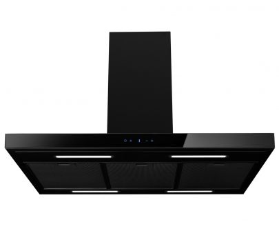 Hota insula Sento Island Strips Black Matt - Negru Mat - 60 cm / 90 cm