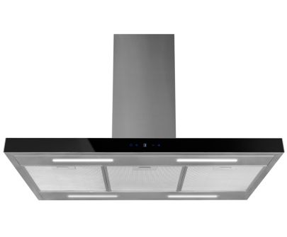 Hota insula Sento Island Strips Inox-Black - Inox/Negru - 60 cm / 90 cm