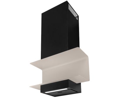 Hota decorative C-Shelf Black-Kashmir - Negru Mat/Cașmir - 60 cm / 80 cm