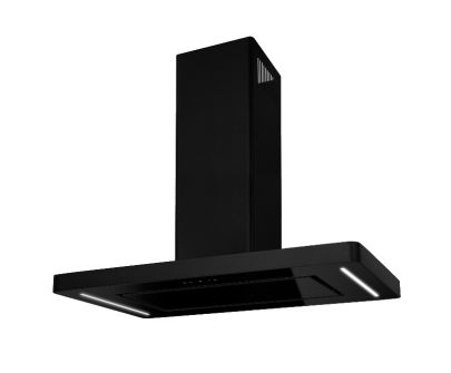 Hota insula Decor Island Black Matt - Negru Mat - 60 cm / 90 cm