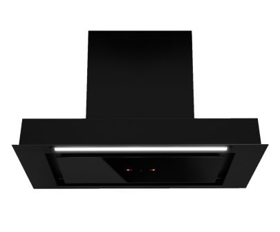 Hota Incorporabile Micra Black Matt Gesture Control - Negru Mat - 59,5 cm / 89,5 cm