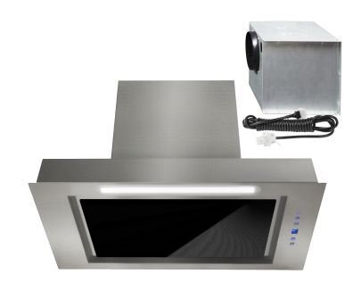 Hota Incorporabile Micra Black External - Negru - 59,5 cm