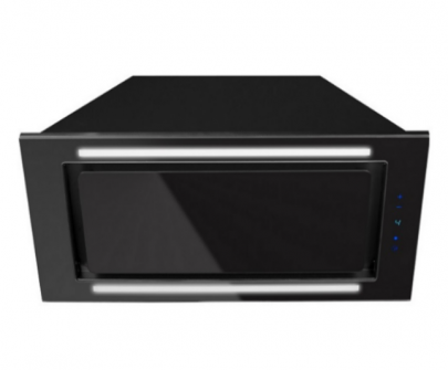 Hota Incorporabile Lando Glass 2STRIPS Black - Negru - 56,4 cm / 86,4 cm