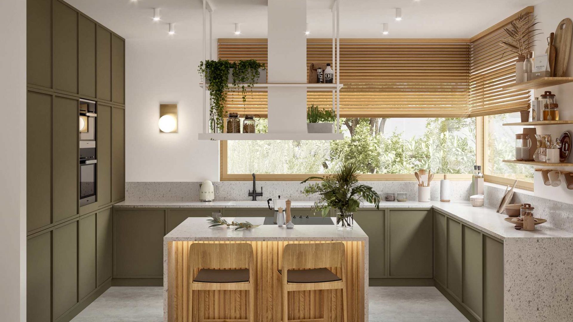 Hota insula Metropolis Elite Wood White Matt - Alb Mat - Vizualizare