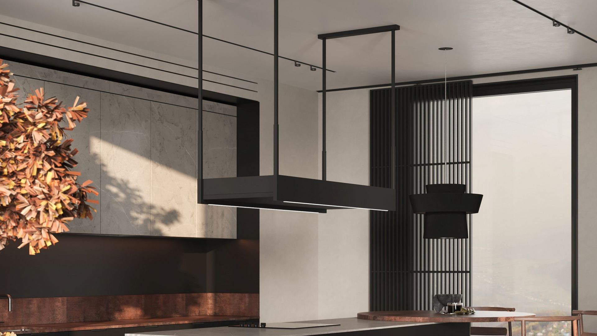 Hota insula Alvar Black Matt - Negru Mat - Vizualizare 2