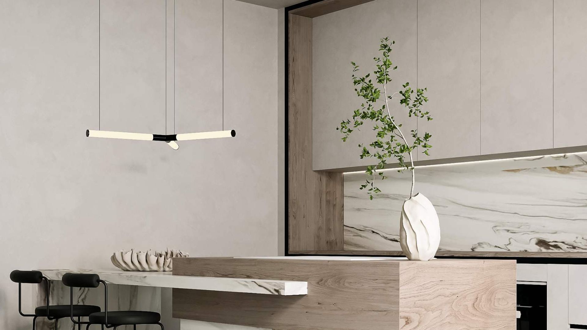 Hota De tavan Planet Super Slim White - Alb - Vizualizare 3