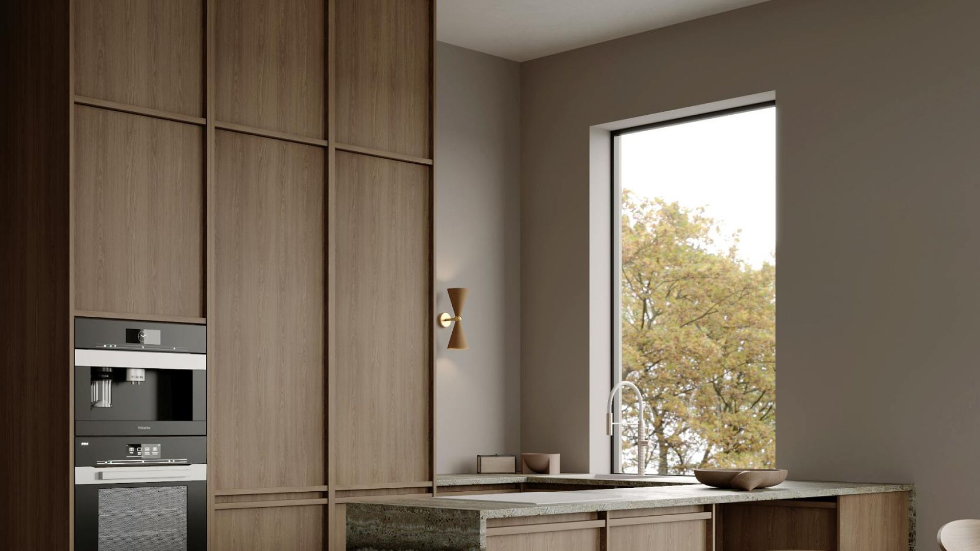 Hota De tavan Grand White - Alb - Vizualizare 3