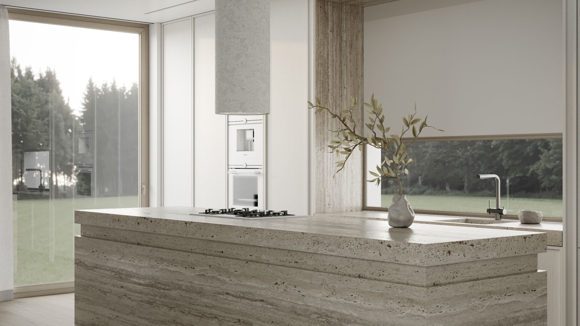 Hota insula Columni Stono Light Grey - Gri - Vizualizare 6