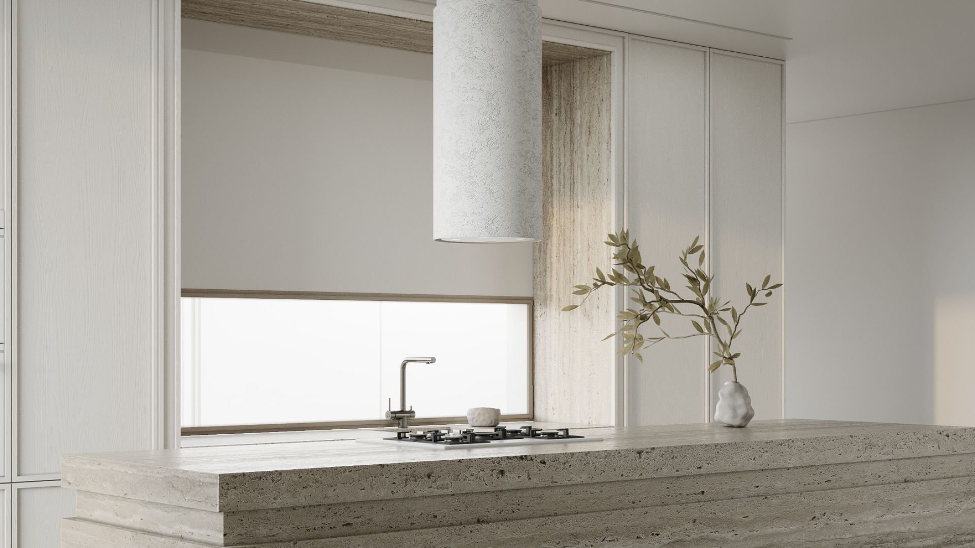 Hota insula Columni Stono Light Grey - Gri - Vizualizare 3