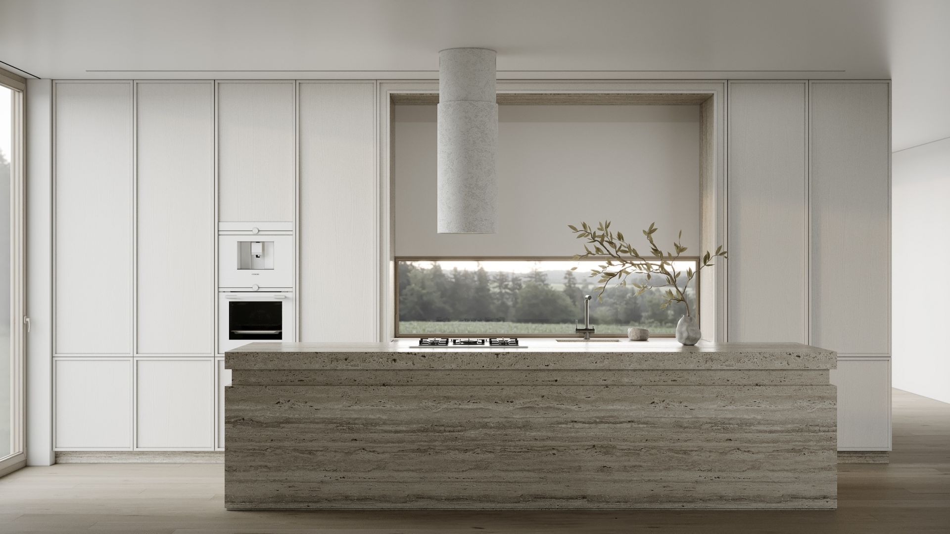 Hota insula Columni Stono Light Grey - Gri - Vizualizare 2