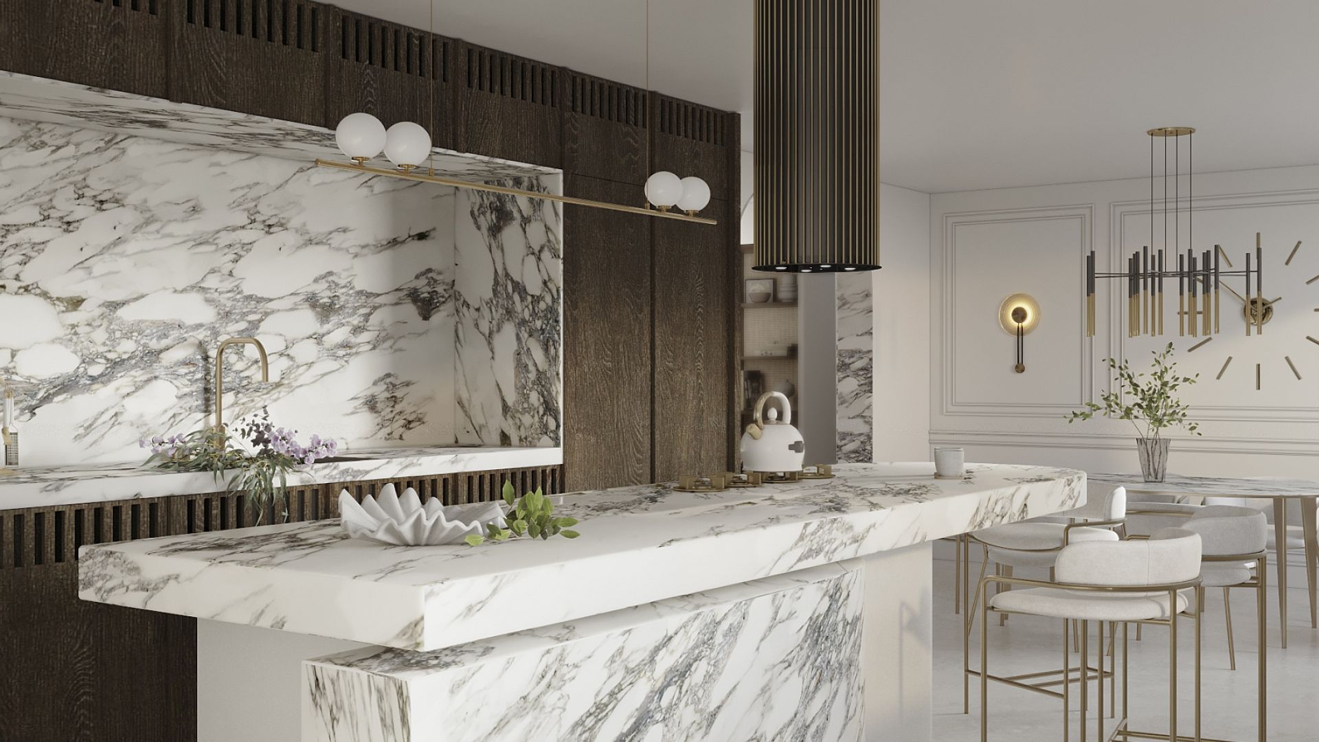 Hota insula Voliera N1 Black-Gold - Negru - Vizualizare 6