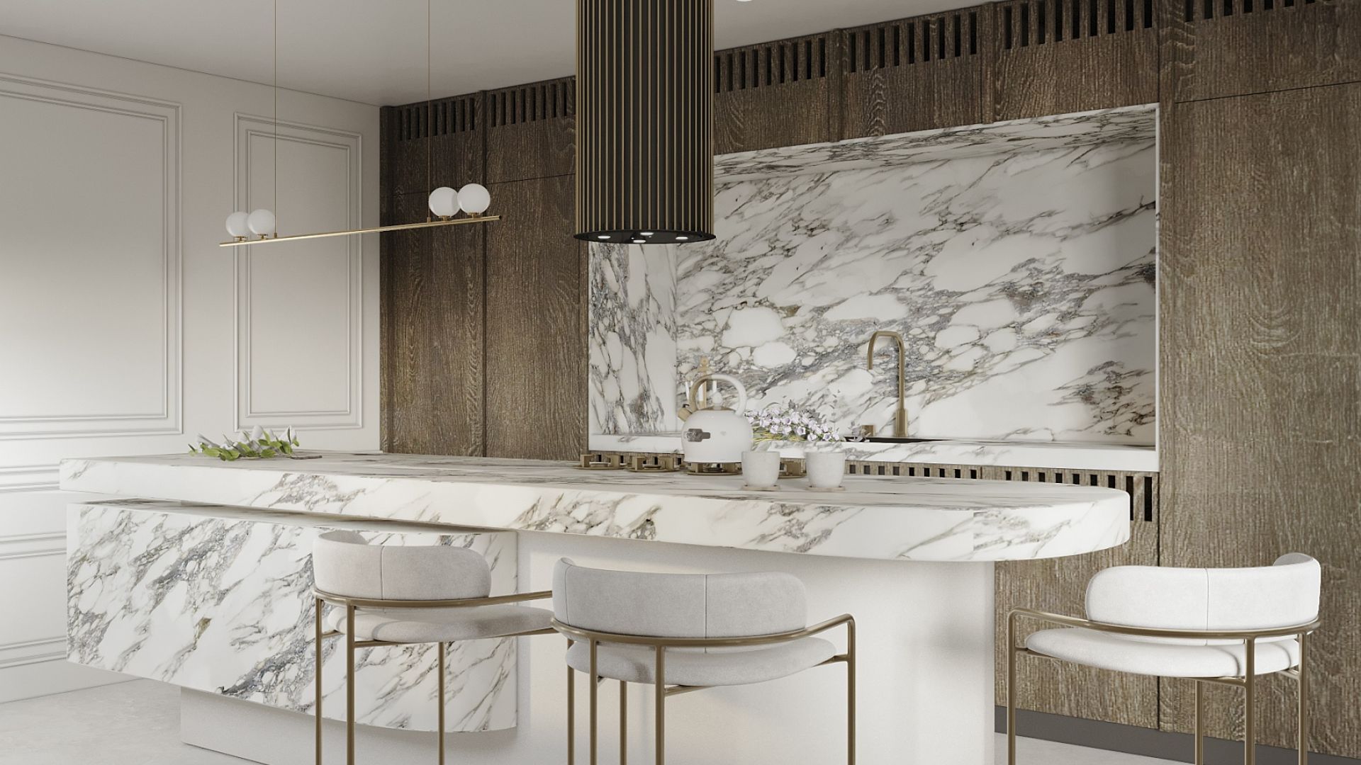 Hota insula Voliera N1 Black-Gold - Negru - Vizualizare 4