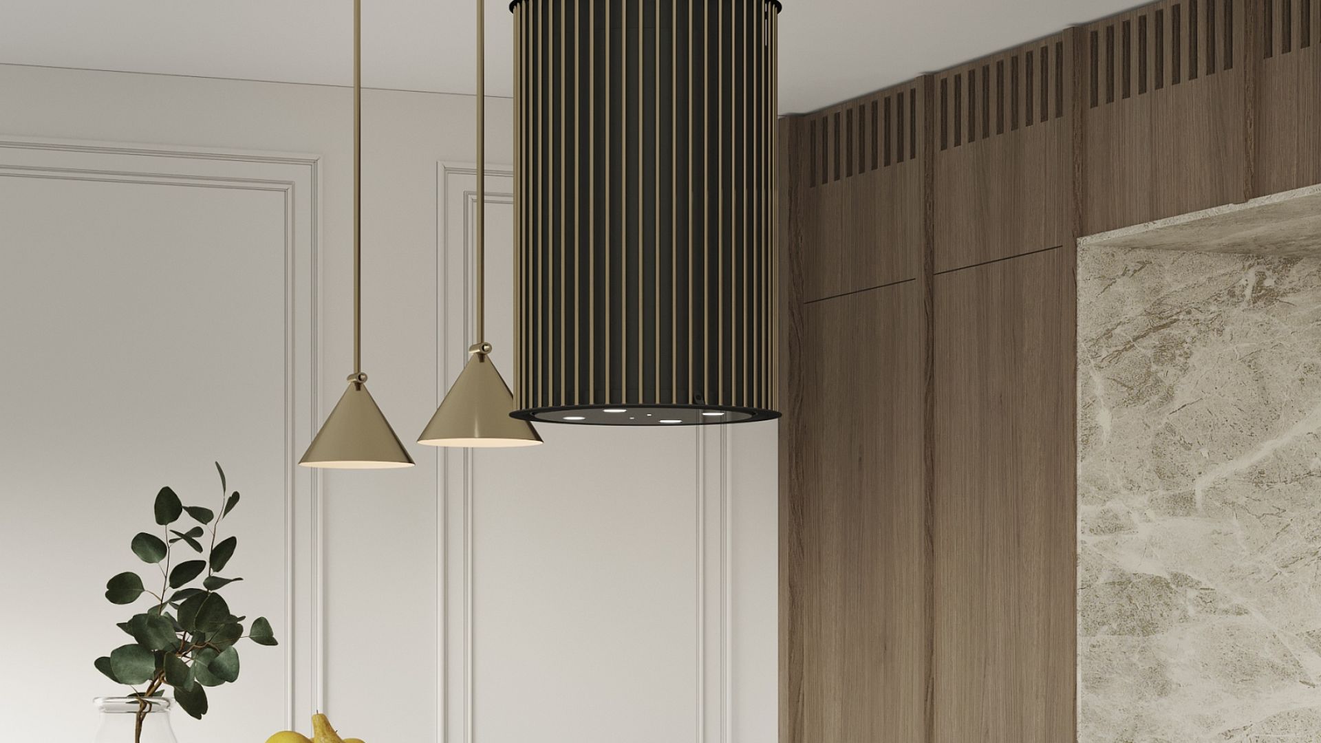 Hota insula Voliera N2 Black-Gold - Negru - Vizualizare 2