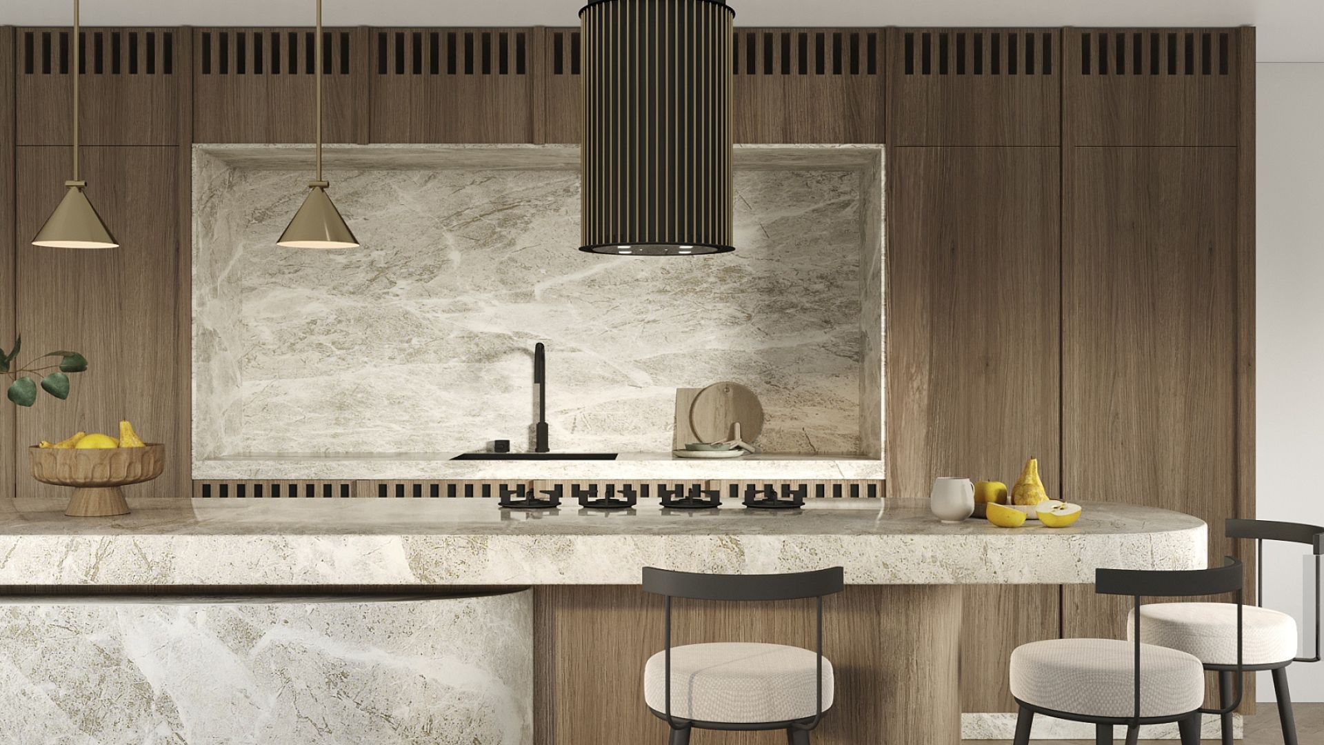 Hota insula Voliera N2 Black-Gold - Negru - Vizualizare 9