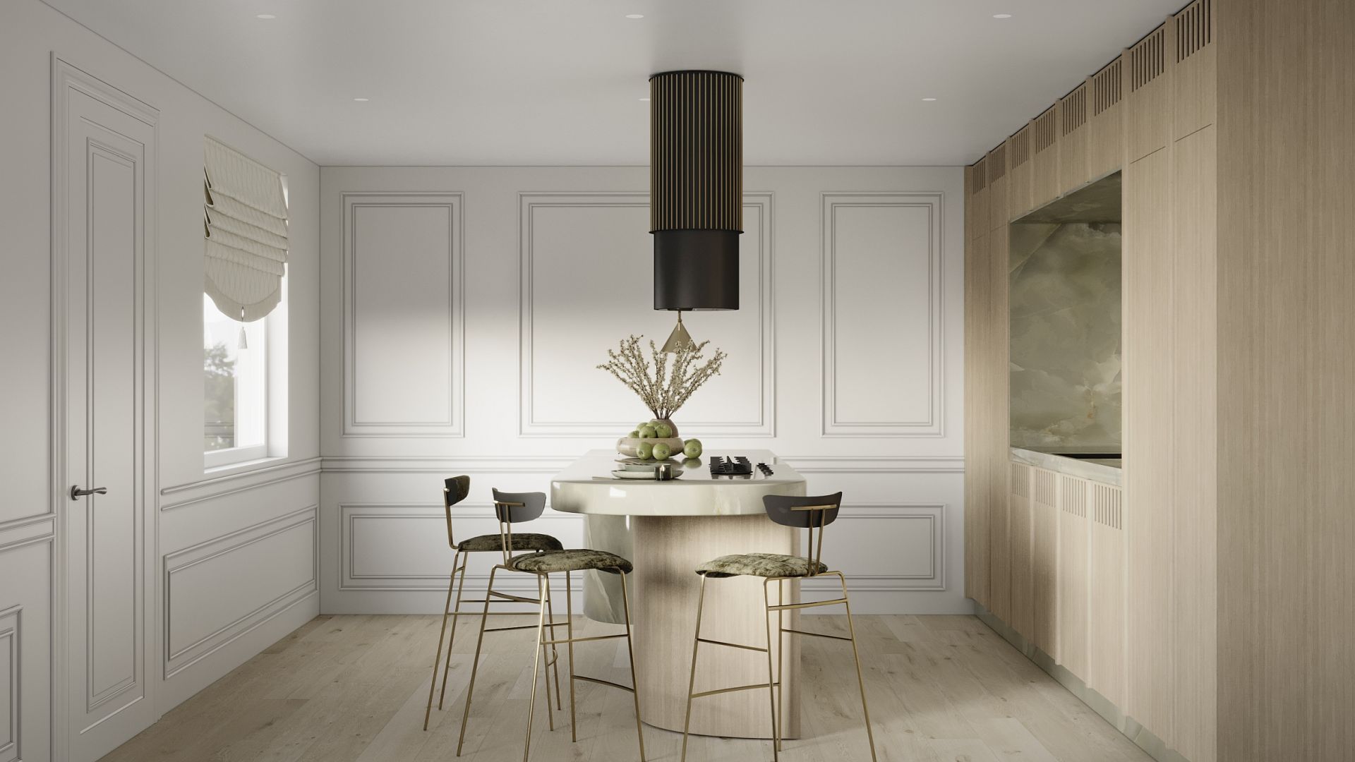 Hota insula Voliera N3 Black-Gold - Negru - Vizualizare 7