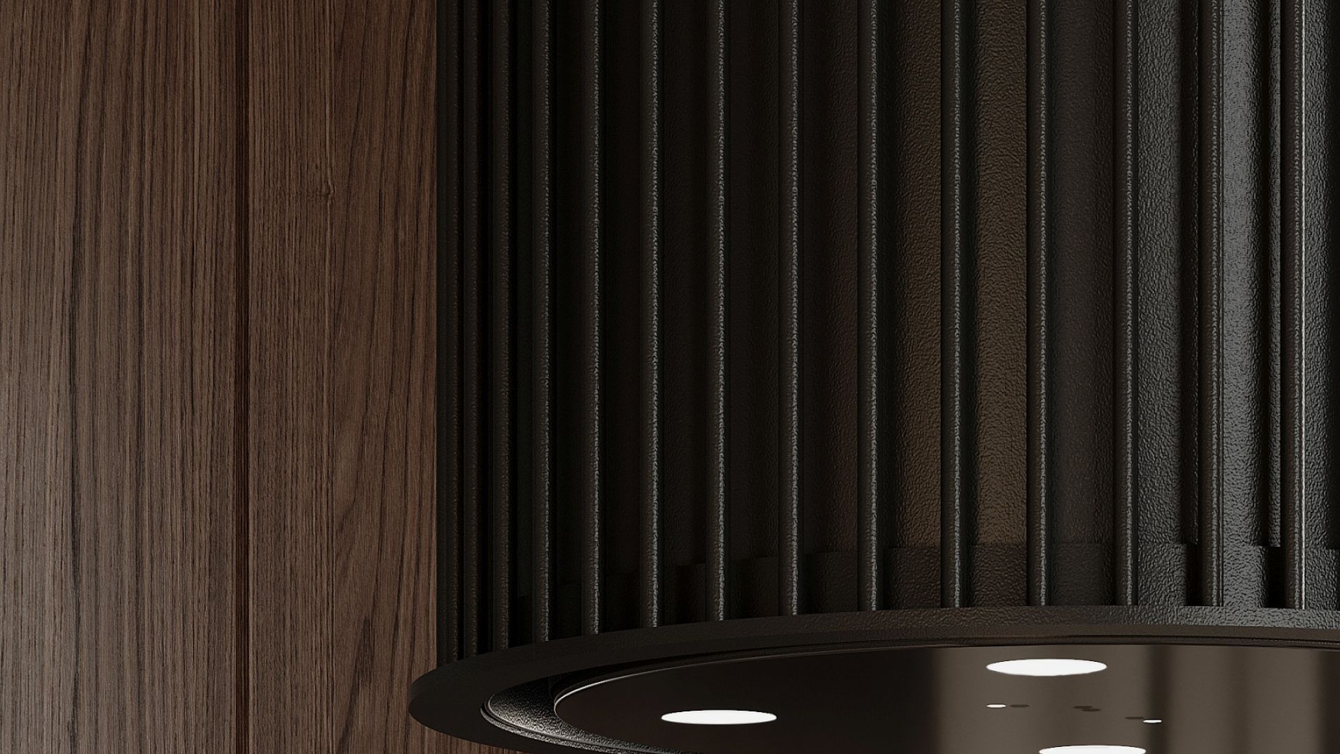 Hota insula Voliera N1 Black-Black - Negru Mat - Vizualizare 2