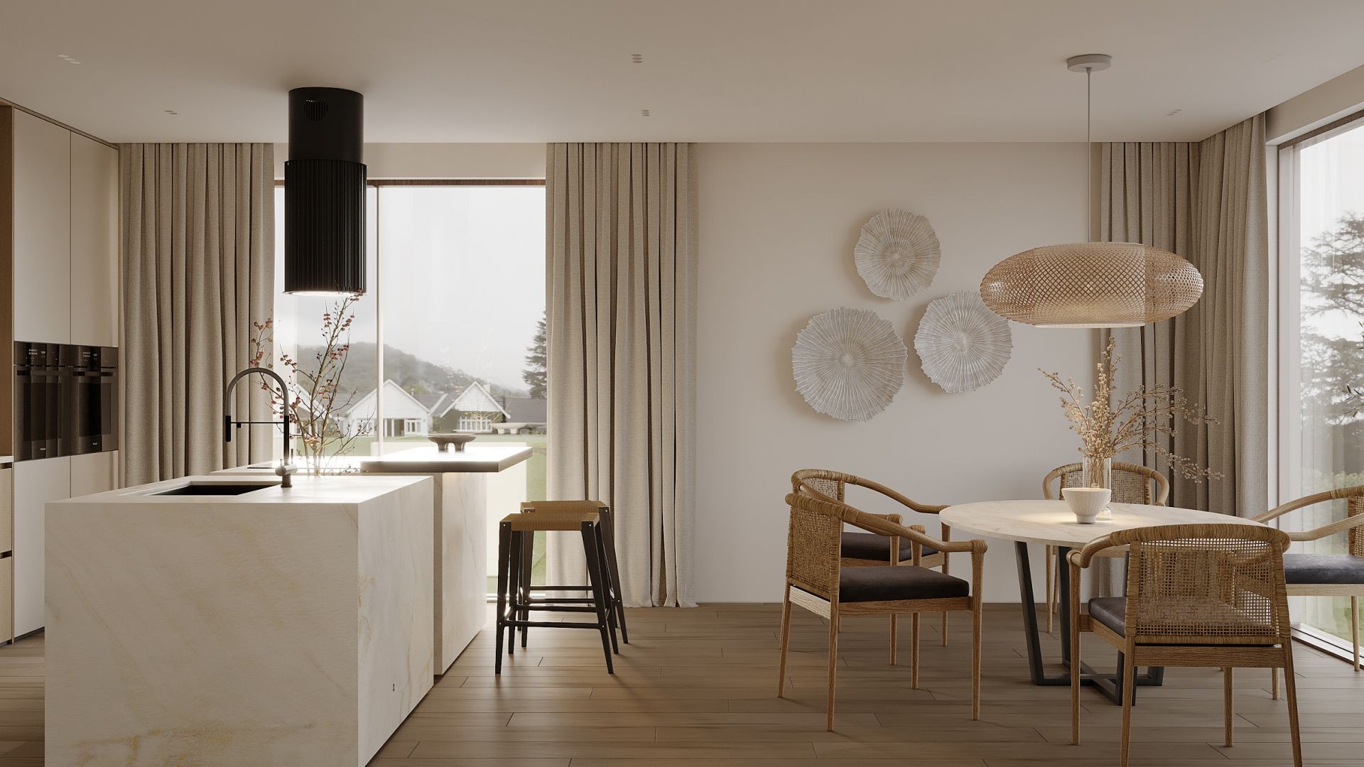 Hota insula Voliera N2 Black-Black - Negru - Vizualizare 6