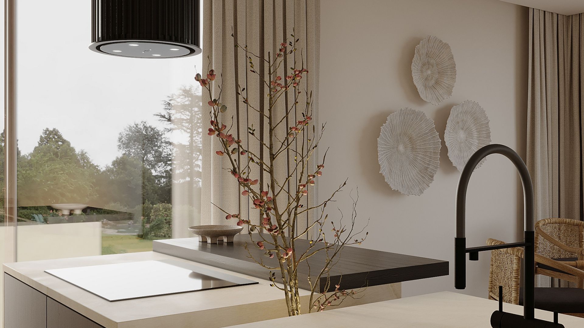 Hota insula Voliera N2 Black-Black - Negru - Vizualizare 7