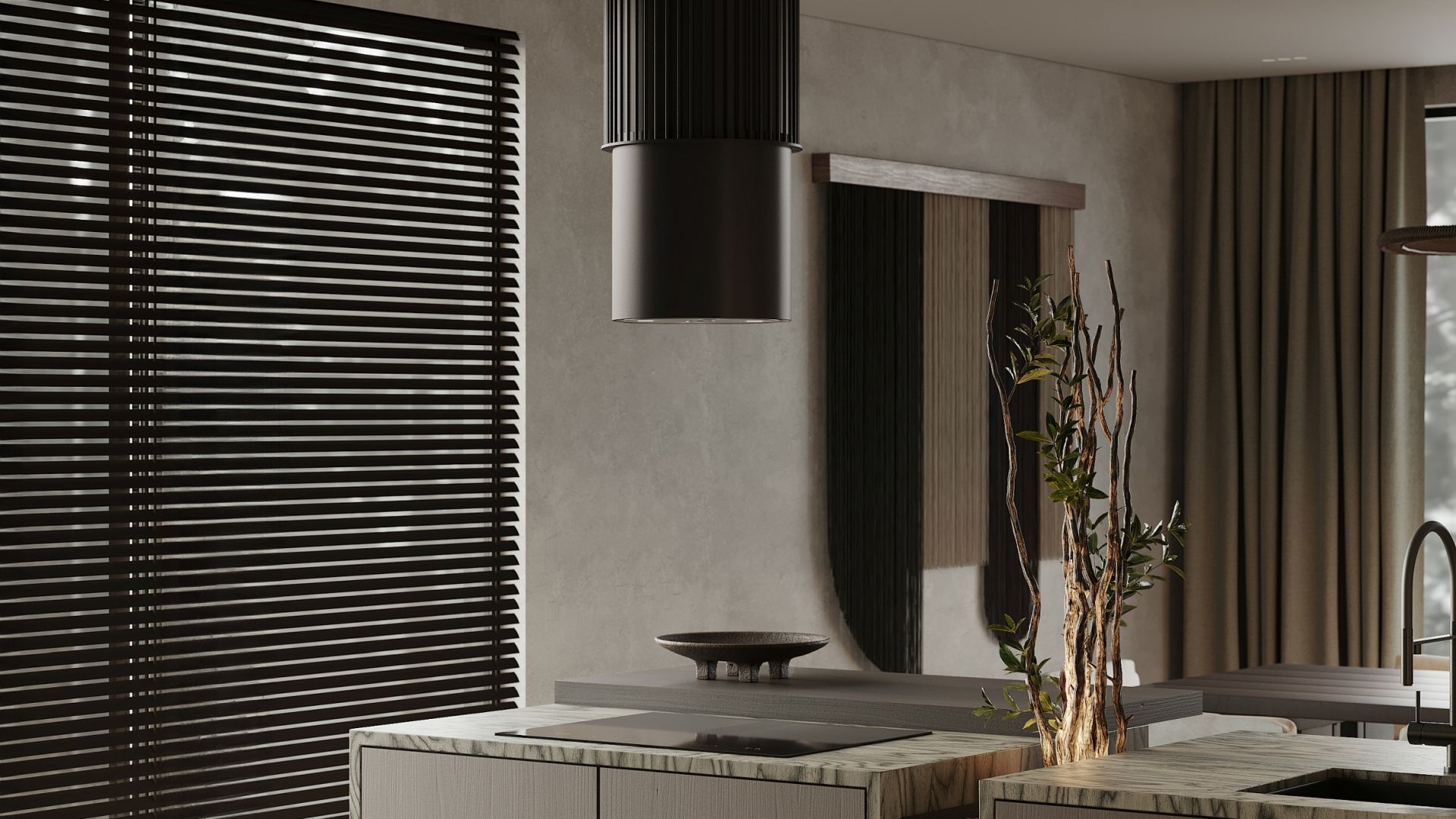 Hota insula Voliera N3 Black-Black - Negru - Vizualizare 5