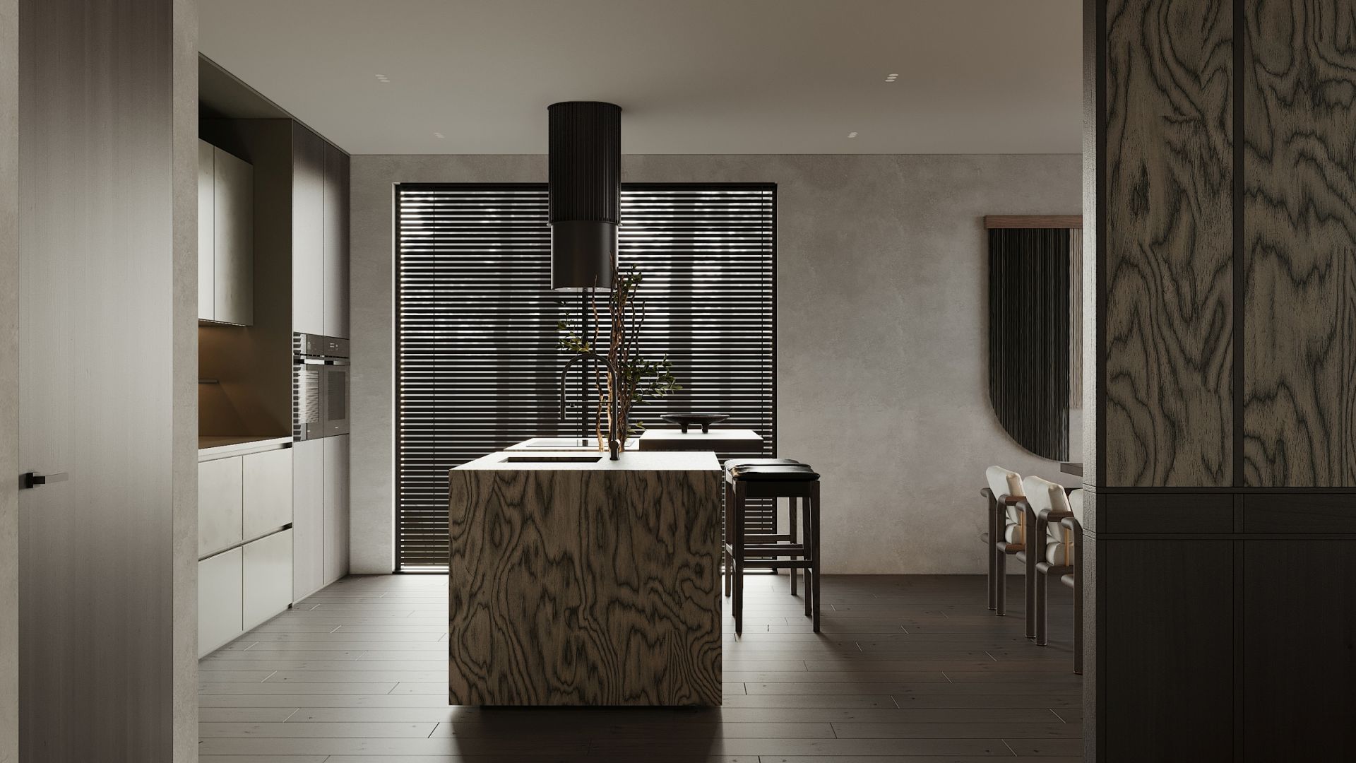 Hota insula Voliera N3 Black-Black - Negru - Vizualizare 6