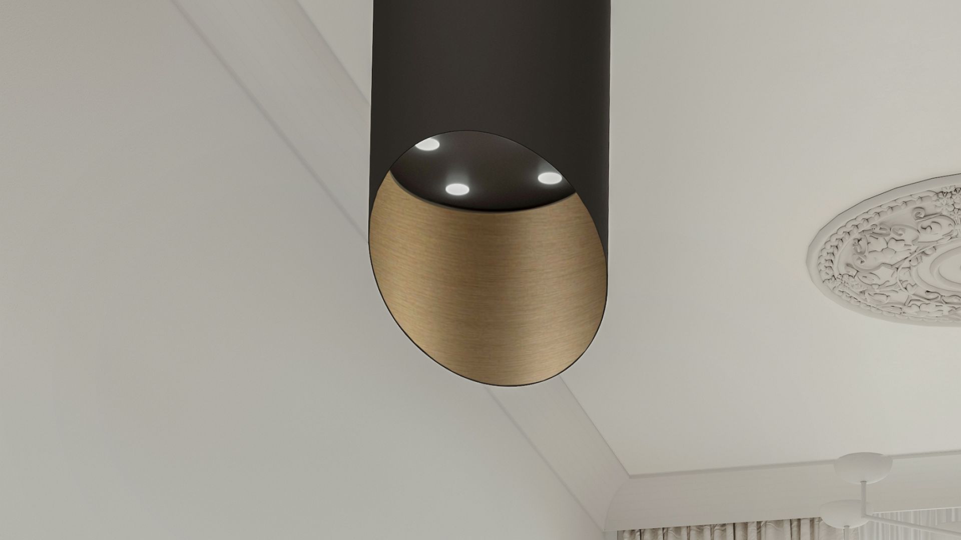 Hota insula Hiro Color Black-Gold - Negru Mat/Auriu - Vizualizare 3