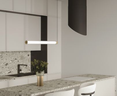 Hota insula Hiro Color Black-Gold - Negru Mat/Auriu - 40 cm - Vizualizare