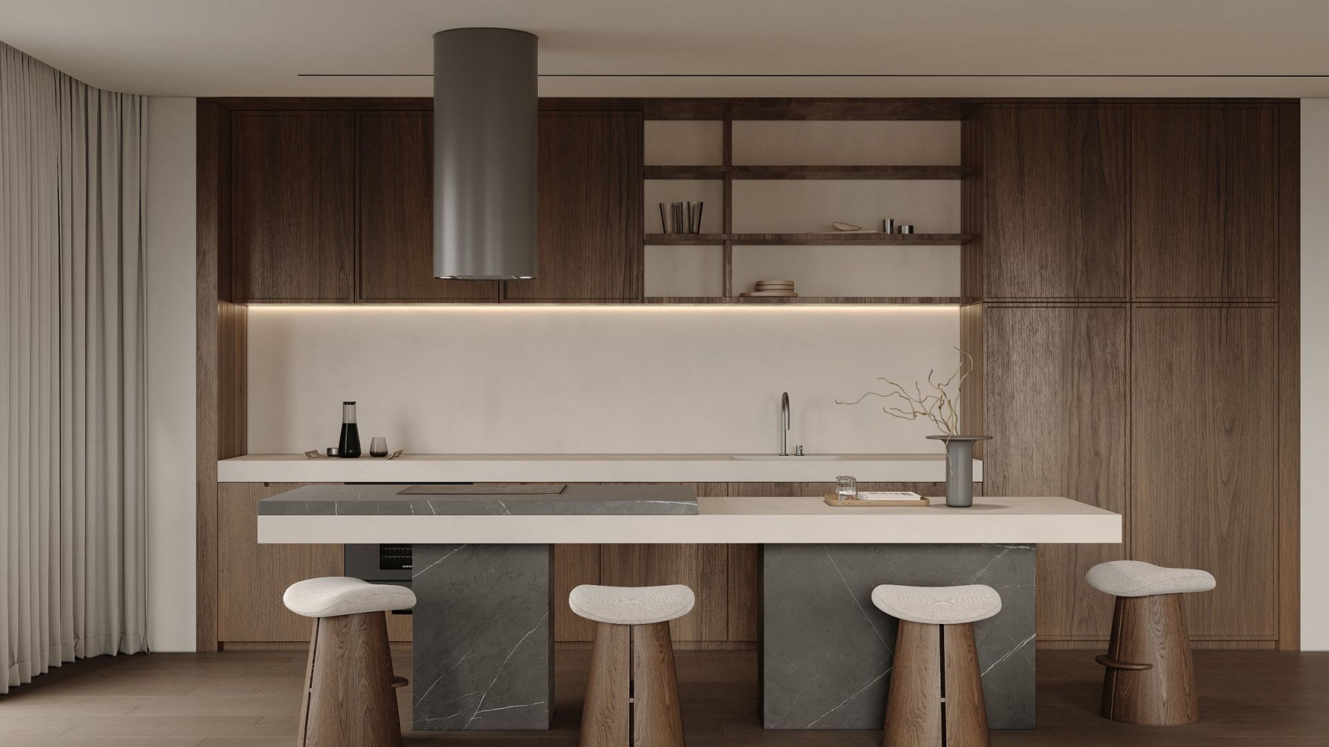 Hota insula Cylindro Antracyte - Antracit - Vizualizare