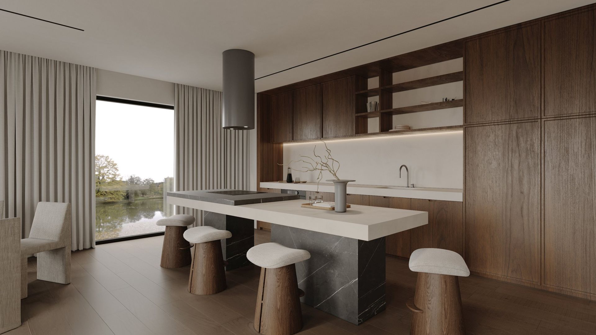 Hota insula Cylindro Antracyte - Antracit - Vizualizare 6