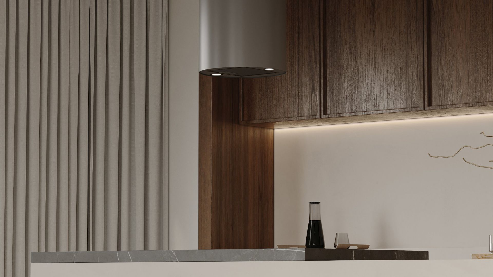 Hota insula Cylindro Antracyte - Antracit - Vizualizare 4