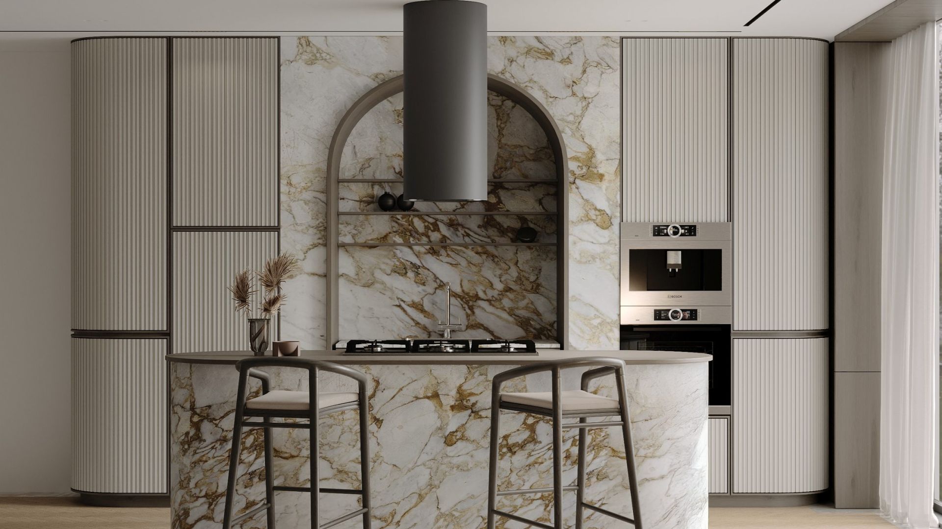 Hota insula Cylindro Eco Antracyte - Antracit - Vizualizare