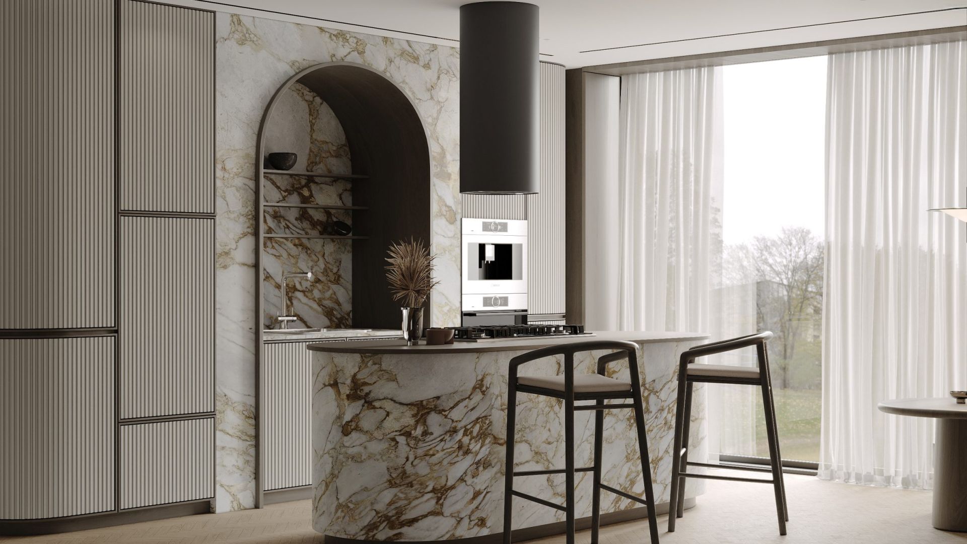 Hota insula Cylindro Eco Antracyte - Antracit - Vizualizare 2